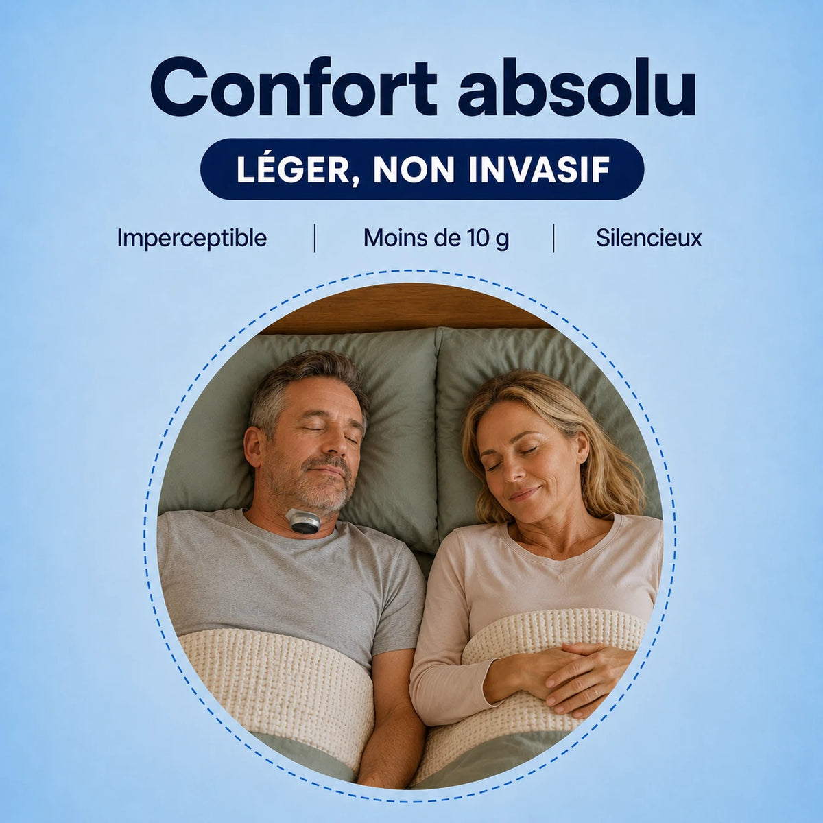 Santasleep Pro™ — Élimine les ronflements et l'apnée du sommeil