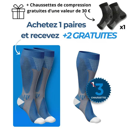 Santavya - Bas de contention pour des  jambes et des pieds sans douleur