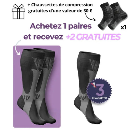 Santavya - Bas de contention pour des  jambes et des pieds sans douleur