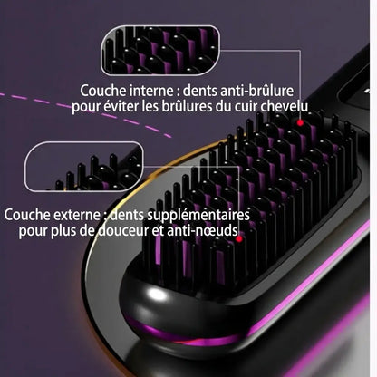 Brosse de coiffage pour cheveux courts