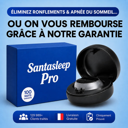 Santasleep Pro™ — Élimine les ronflements et l'apnée du sommeil
