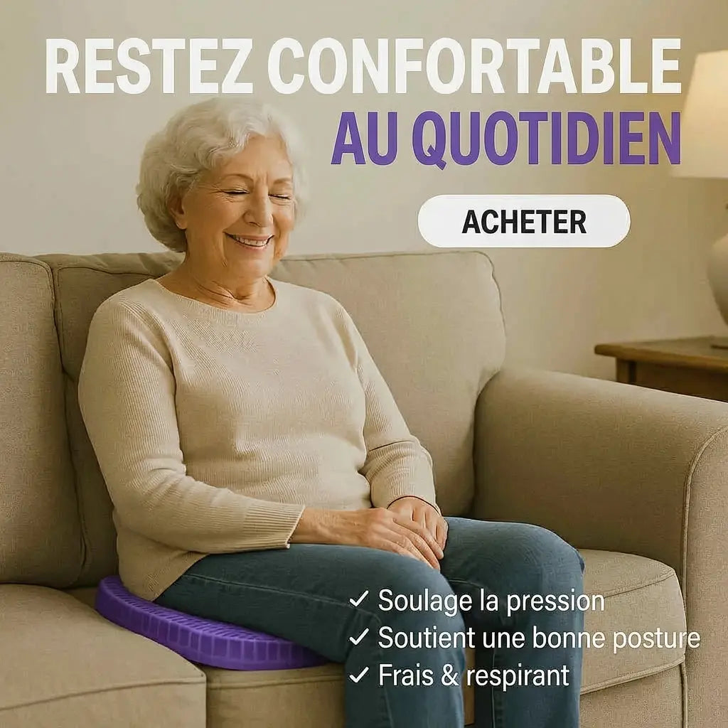 Coussin de siège en gel pur