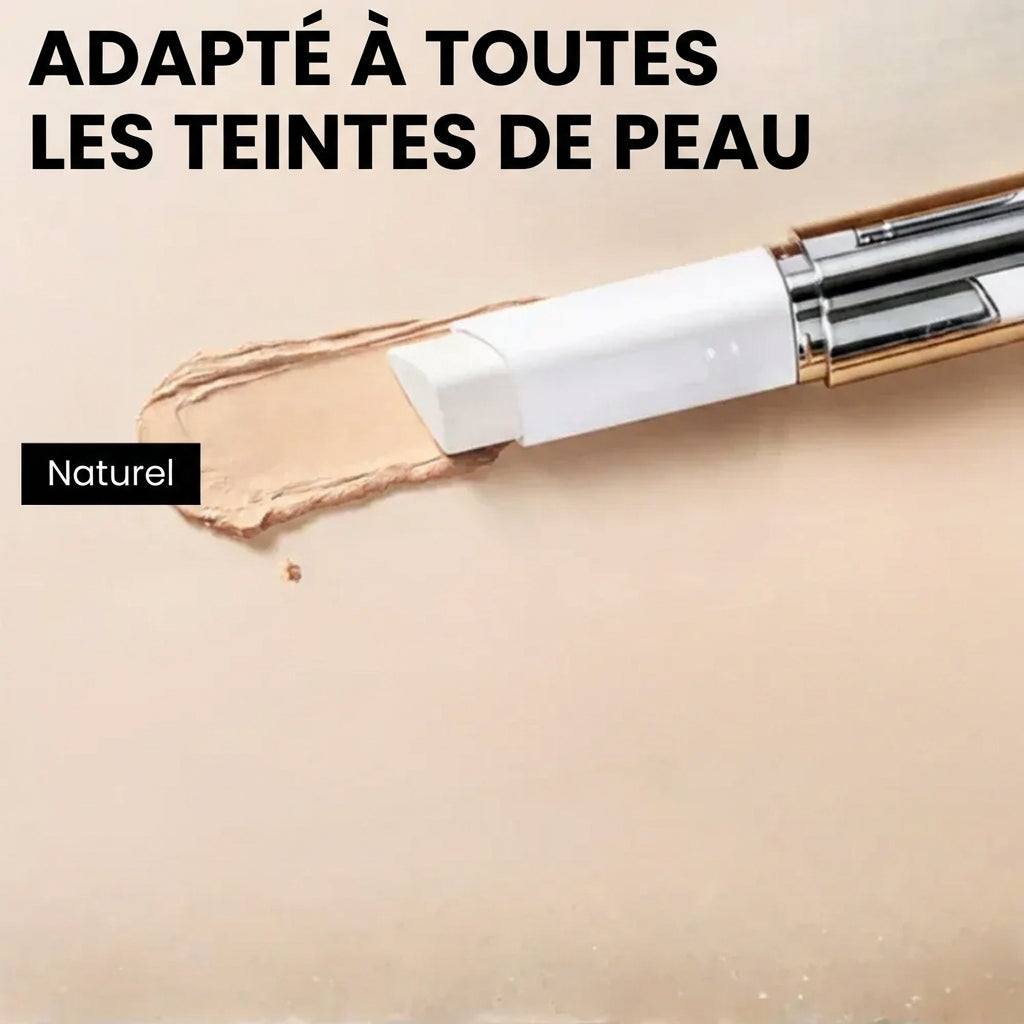 Maquillage 2 en 1 avec pinceau intégré