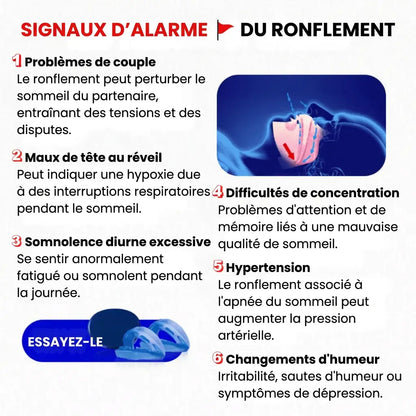 Santavya™ - Embout buccal universel silencieux anti-ronflement