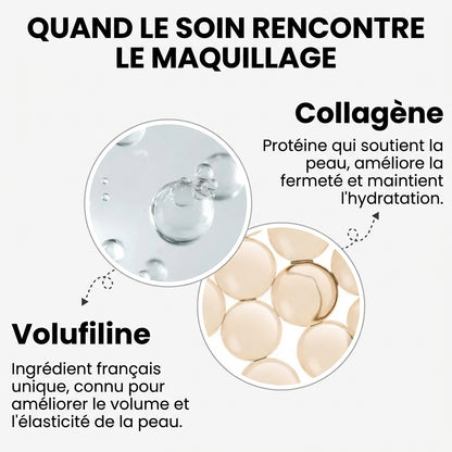 Maquillage 2 en 1 avec pinceau intégré